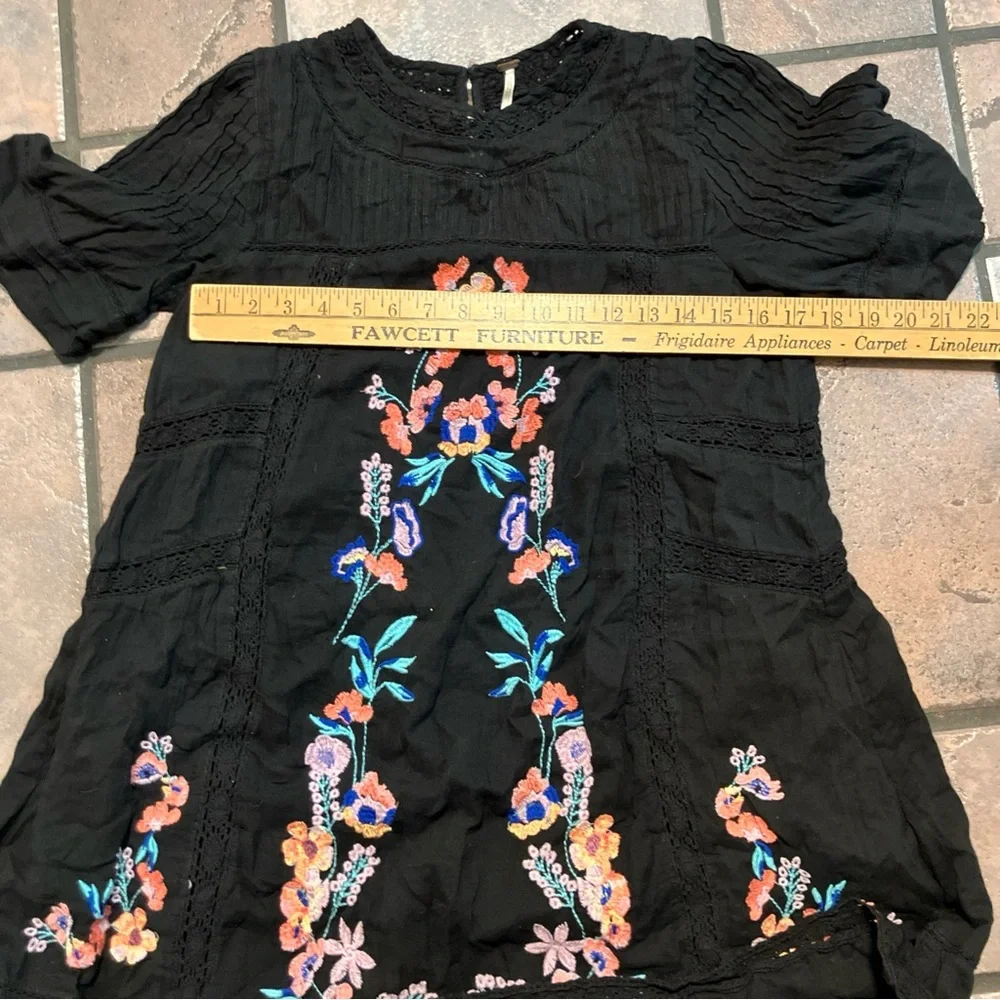 Free People Perfectly Victorian Embroidered Shift Dress - Picture 3 of 5